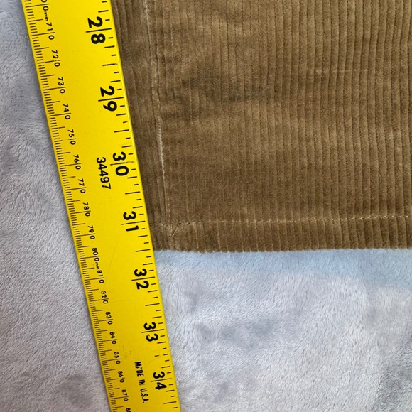 Vince Classic Fit Owen 5 Pocket Corduroy Pants Mens Size 33 Tan - Picture 5 of 9